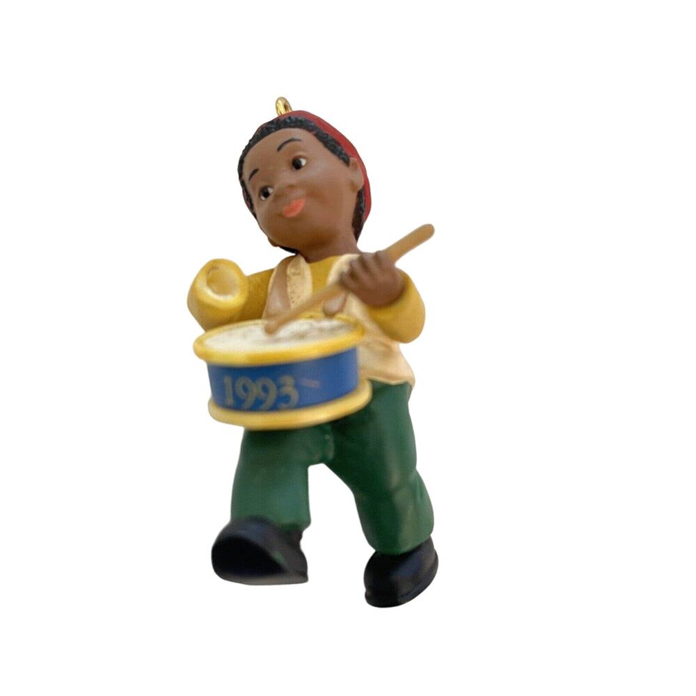 Hallmark 1993 Little Drummer Boy Decorative Christmas Ornament 3.5" Arm Broken